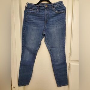 Target High Rise Medium Wash skinny Jeans Size 10
